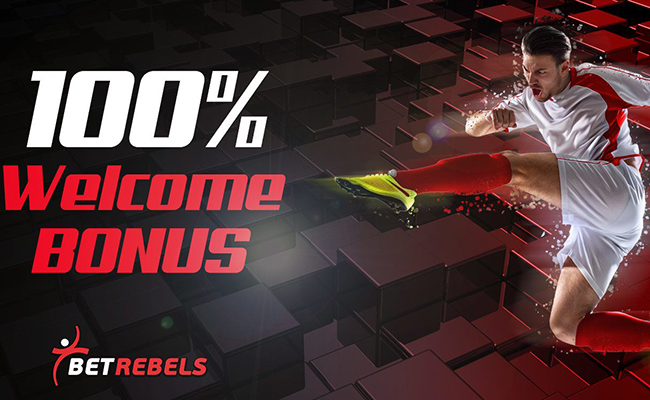 100% Welcome bonus by BetRebels!