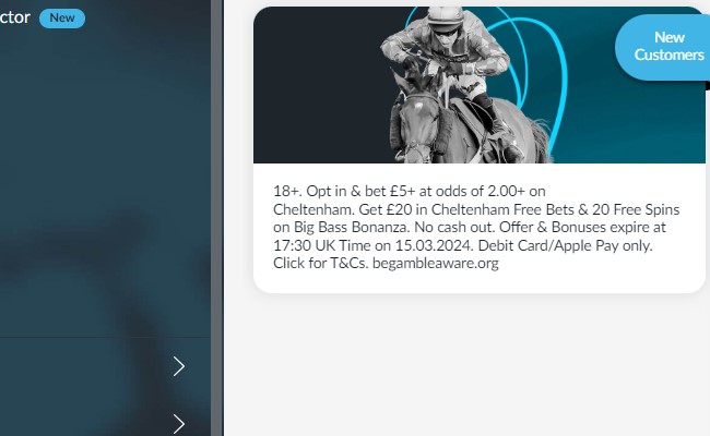 Cheltenham Welcome Offer by BetVictor!