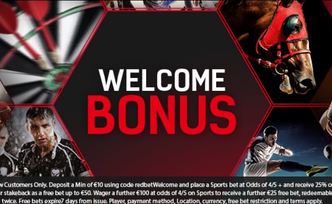 Join Redbet and get a welcome bonus!