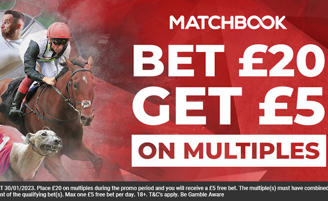 Get a free stake on multiples with Matchbook!