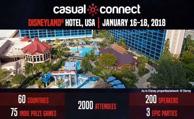 Casual​ ​Connect​ ​USA​ ​coming​ ​to​ ​California’s​ ​​Disneyland​®​ ​​Hotel​ ​this​ ​January
