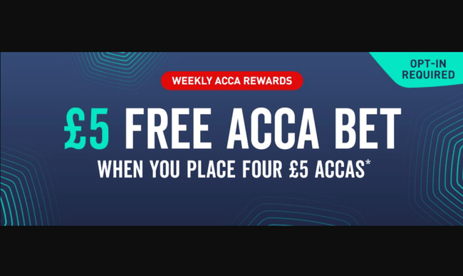 Virgin Bet Weekly Acca Rewards! 