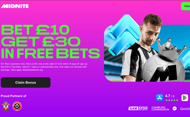 Midnite Sports Welcome Bonus!