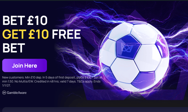 Bet £10, Get £10 with Kwiff bookmaker! 