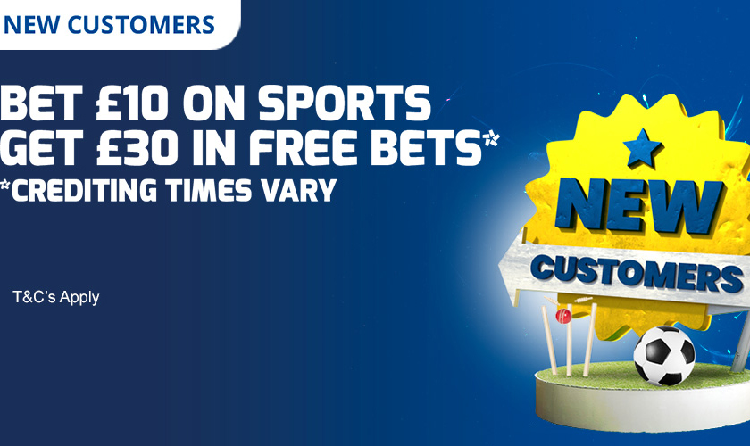 Betfred bookmaker’s welcome offer!