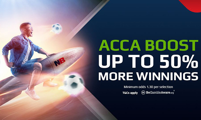 Boost your Acca bets with NetBet bookmaker!
